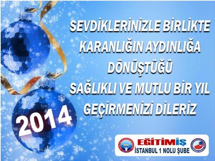 YENİ YILINIZ KUTLU OLSUN
