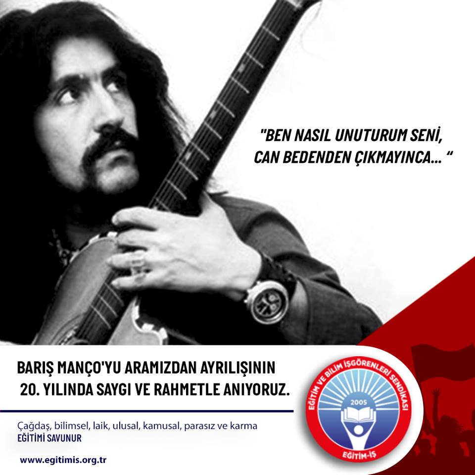 Barış Manço’yu Saygı ve Rahmetle Anıyoruz